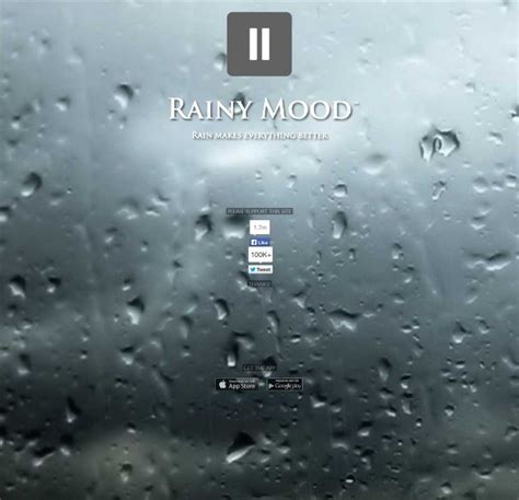 rainymood|rainy mood website.